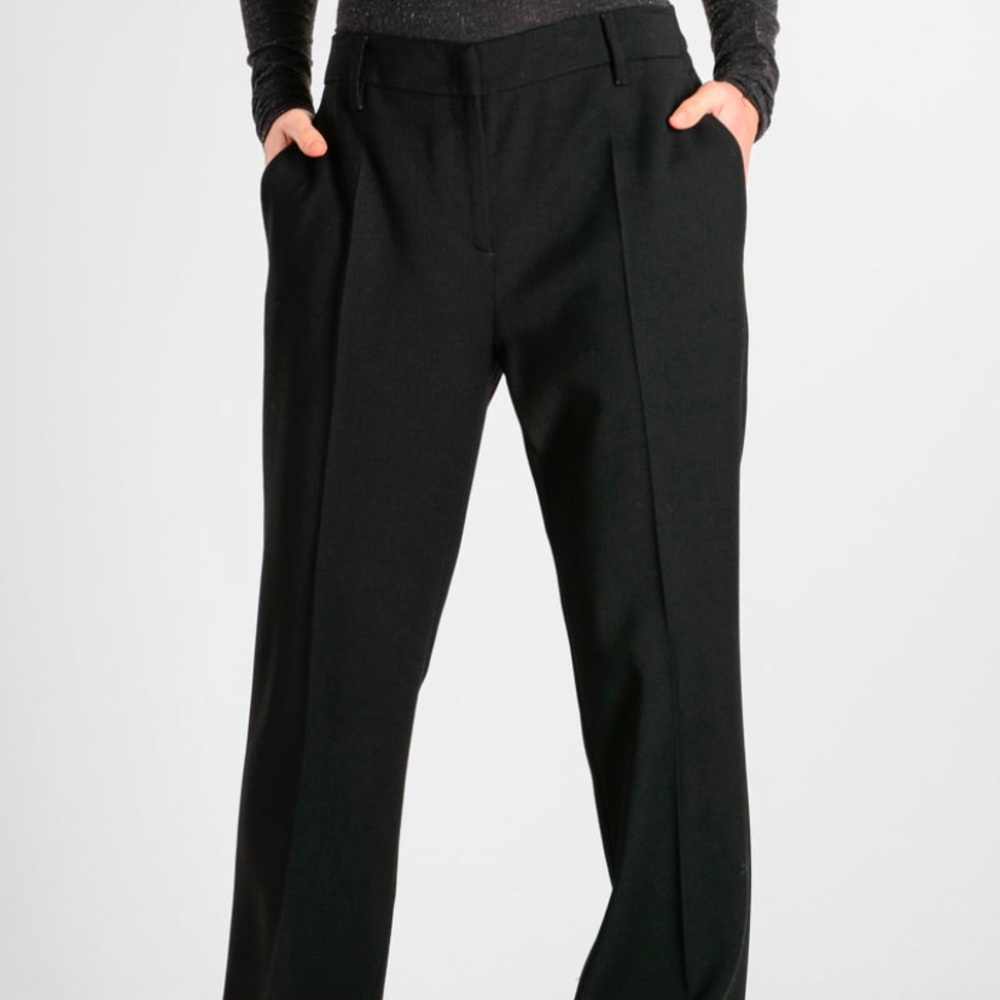 Prada Virgin Wool Black Trousers